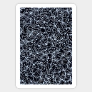Black and White Seeds Sticker